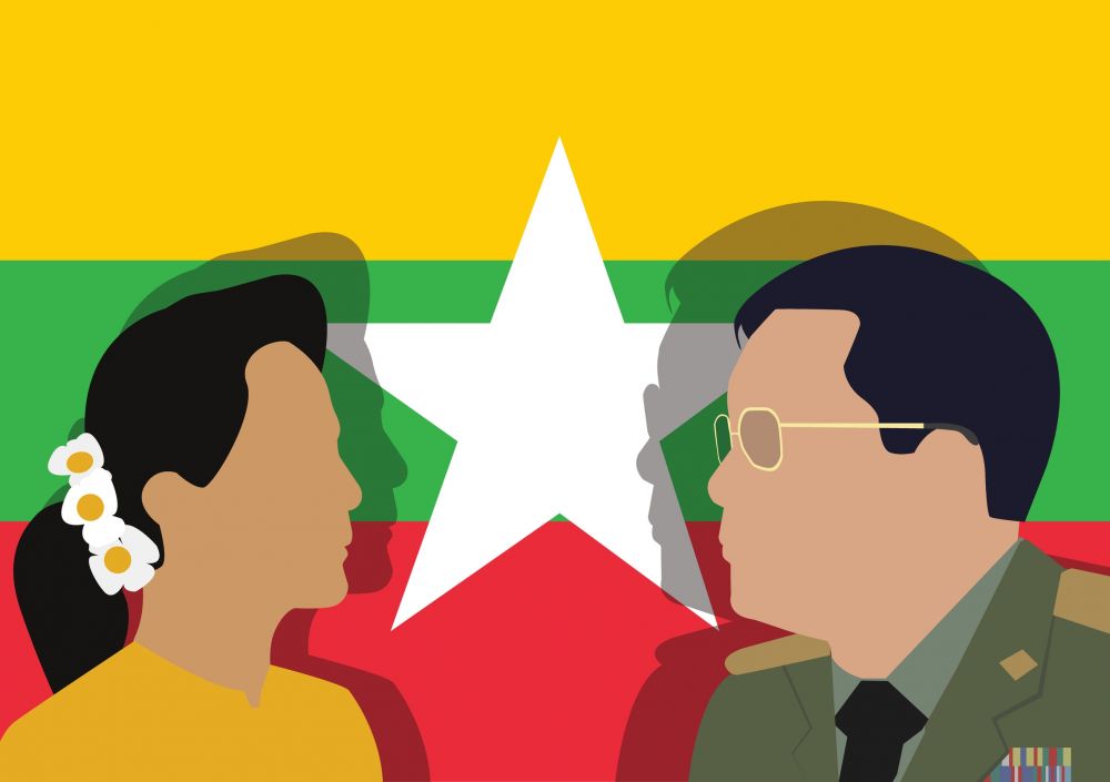 Kdo je myanmarský generál Min, který vede vojenský převrat v zemi?